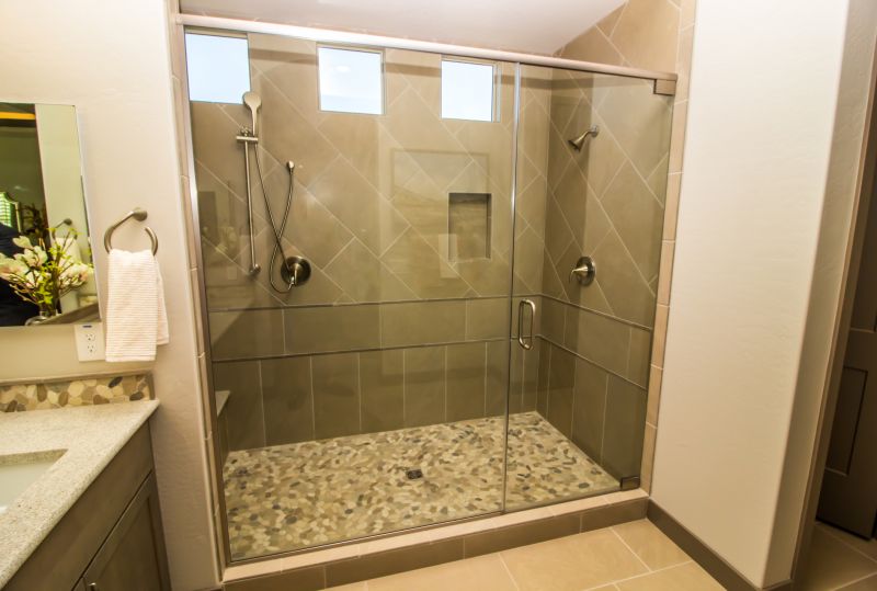 Contemporary Shower Area Renovation